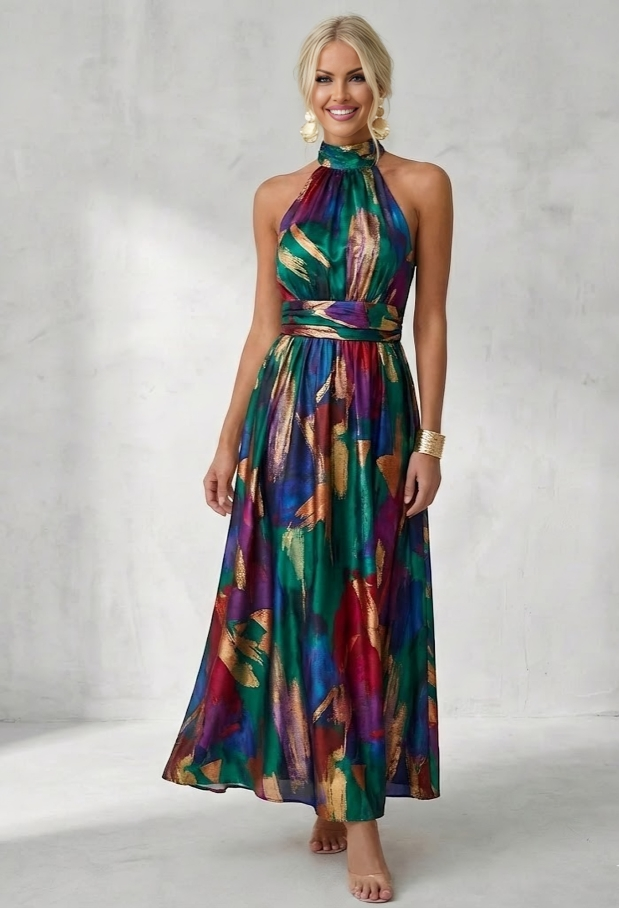 Elviana™ | Elegant Midi Kjole